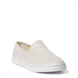 JANIS STRIPED SLIP-ON SNEAKER | Ralph Lauren в Краснодаре