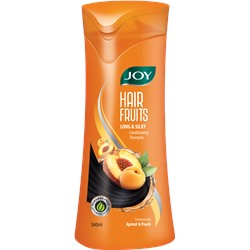 [JOY] Шампунь-кондиционер для волос ДЛИНА И ШЕЛК Joy Hair Fruits, 340 мл