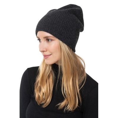 AMICALE Double Layer Cashmere Beanie