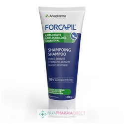 ArkoPharma Forcapil Anti-Chute - Shampoing Force et Densité - Cheveux Dévitalisés 200 ml