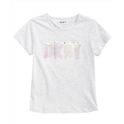 DKNY Big Girls Flip-Sequins T-Shirt