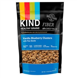 KIND Bars, Healthy Grains, Fiber, Vanilla Blueberry Clusters,Net Wt 11 oz. (312 g)