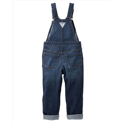 Stretch Denim Overalls - Afina Wash