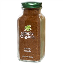 Simply Organic, Гарам масала, 3 унции (85 г)