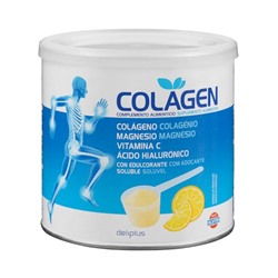 Colágeno soluble sabor limón Colagen complemento alimenticio Deliplus