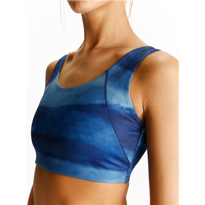 Printed sports bra