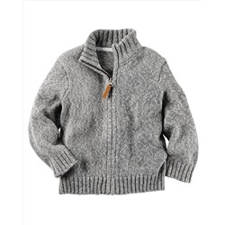 Zip-Front Sweater