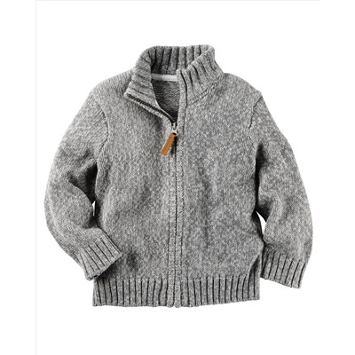 Zip-Front Sweater