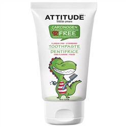 ATTITUDE, Little Ones, Toothpaste, Fluoride Free, Strawberry, 2.6 oz (75 g)