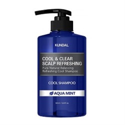 Cool & Clear Scalp Refreshing Cool Shampoo_Aqua Mint 	Охлаждающий шампунь с ароматом мяты