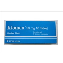 Klomen 50 mg 10 Tablet/Кломифен