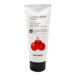 [TONYMOLY] Пенка для умывания очищающая АЦЕЛОРА Tonymoly Clean Dew Acerola Foam Cleanser, 180 мл
