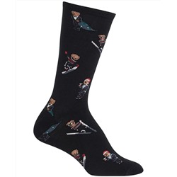 Lauren Ralph Lauren Women's Tossed Bear Crew Socks Web ID: 11469761