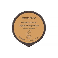 Capsule Recipe Pack-Volcanic (Wash-Off Pack), Смывающаяся маска с вулканическим пеплом в капсуле (очищение пор)
