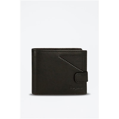 Cartera de piel Striking Negro