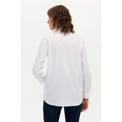 Kadın Beyaz Uzun Kollu Gömlek