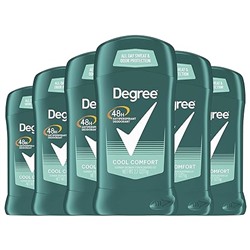 ПО 2 ШТ: Degree Men Original Antiperspirant Deodorant Non-Irritating for Sensitive Skin Cool Comfort Deodorant for Men, 2.7 Ounce