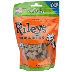 Riley’s Organics, Угощение для собак, Большая кость, Яблоко, 5 унций (142 г)