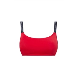 U.S. Polo Assn. Kadın Kırmızı Ince Askılı Bikini Üst 21502
