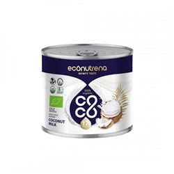 ECONUTRENA Organiс Coconut milk Кокосовое молоко жирность 17% ж/б  200мл