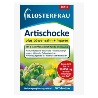 Artischocke plus Löwenzahn & Ingwer 30St, 44,5 g
