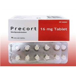 PRECORT 16 MG 20 TABLET (аналог Метипред метилпреднизолон metilprednizolon)