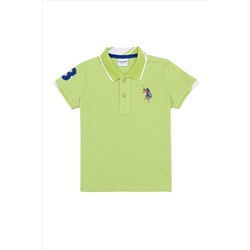 Erkek Çocuk Fıstık Yeşili Polo Yaka Tişört