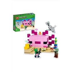 LEGO ® Minecraft® Aksolotl Evi 21247 - 7 Yaş ve Üzeri Yaratıcı Oyuncak Yapım Seti (242 Parça)