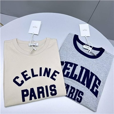 Женская футболка Celin*e из новой коллекции 👕  Реплика 1:1