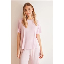 Pijama Capri rayas rosa Ecovero™