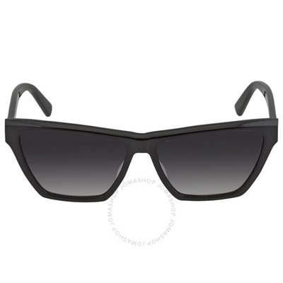 SAINT LAURENT  Grey Gradient Cat Eye Ladies Sunglasses