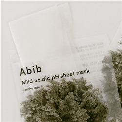 Балансирующая маска с розой Иерихона Abib Mild Acidic pH Sheet Mask Jericho Rose Fit