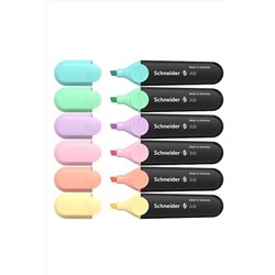 Schneider Fosforlu Pastel Kalem Tüm Renkler 6'lı Set OFF.SCHN00044