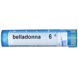Boiron, Single Remedies, Белладонна, 6C, прибл. 80 гранул