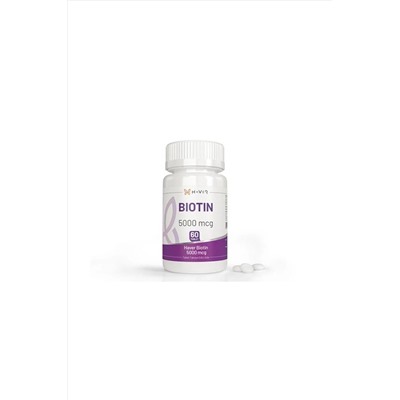 Haver Biotin 5000 Mcg 60 Tablet HVR001360