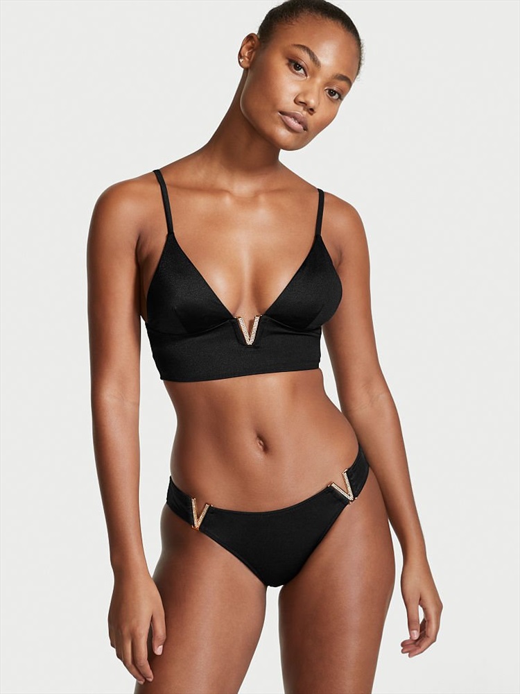 VICTORIA S SECRET V Hardware Bralette Swim Top