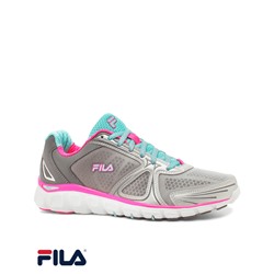 Fila Women's Memory Solidarity Pewter/Aruba Blue/Pink Glo Athletic Shoe