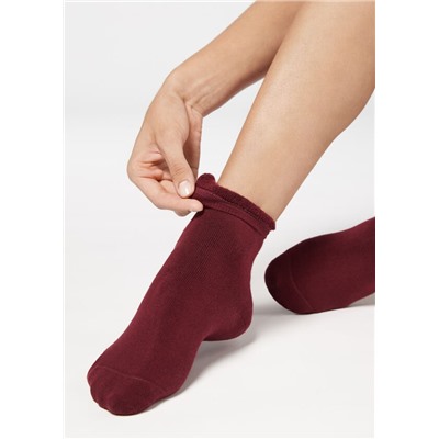 Kurzsocken aus Thermo-Baumwolle