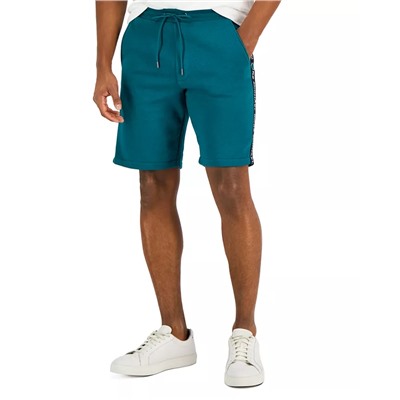 MICHAEL KORS Men's Logo Tape Fleece Shorts, Created for Macy's