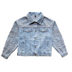 джинсовая куртка женская весна и осень тяжелая промышленность вышивка океанская куртка дикая повседневная популярная пригородная блузка