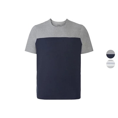 LIVERGY® T-Shirt Herren, Rundhalsausschnitt