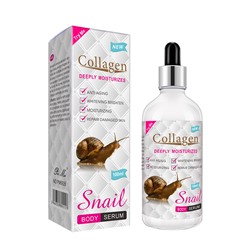 [PEI MEI] Сыворотка для тела интенсивно увлажняющая КОЛЛАГЕН И МУЦИН УЛИТКИ Collagen Snail Body Serum, 100 мл