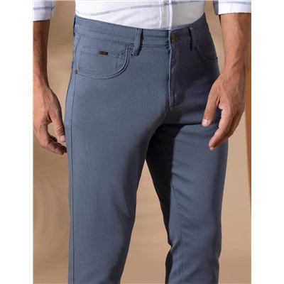 Açık Mavi Slim Fit 5 Cep Chino Pantolon