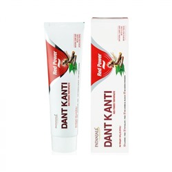 PATANJALI Dant Kanti Red Power Toothpaste  Зубная паста с аюрведическими травами 150г