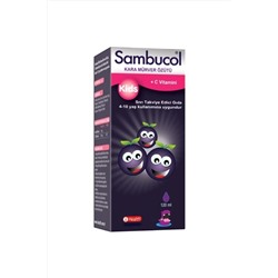 Sambucol Kids Kara Mürver Ekstresi Vitamin C Şurup 120 ml 8680287030109