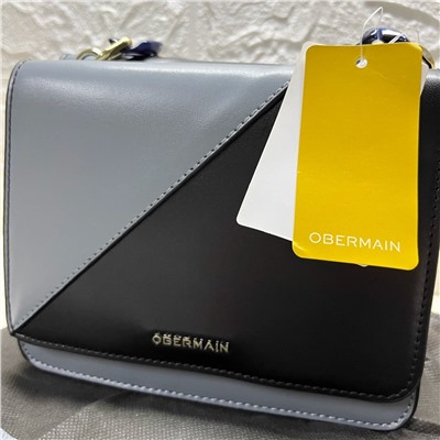 Мини-сумка немецкого бренда Obermai*n с акриловой уороткой цепочкой и длинным ремешком. Экспорт