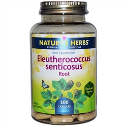 Nature's Herbs, Корень элеутерококка, 100 капсул