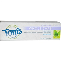 Tom's of Maine, Фторсодержащая зубная паста с мятой для комплексного ухода за полостью рта, 4,7 унции (133 г)