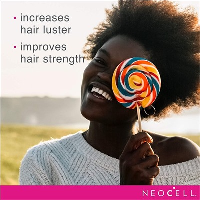 Средство для волос! NeoCell Keratin Hair Volumizer, Enhance Hair Strength, Grass-Fed Collagen, Gluten Free - 60 Capsules (Package May Vary)