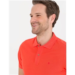 Kırmızı Slim Fit Polo Yaka Basic Tişört